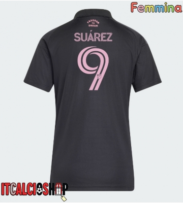 Inter Miami Luis Suarez #9 Seconda Maglia Femmina 2026-27 Manica Corta